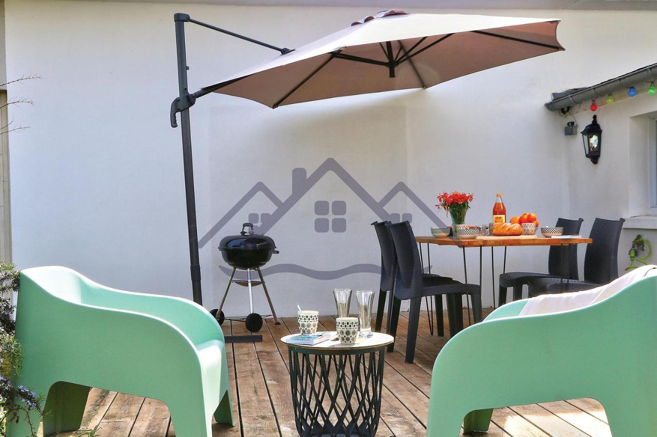 Localise - M33B - Kerbraz, Maison En Duplex Avec Jardin Clos Au Guilvinec - Tout A Pied, Plages, Port, Centre, Commerces, Marche - Wif Inclus - Linge De Lit Inclus Vila Exterior foto