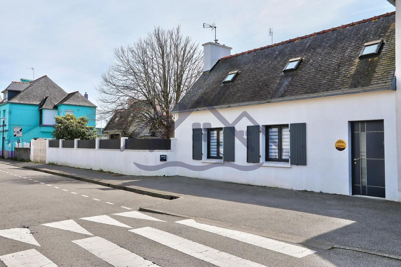 Localise - M33B - Kerbraz, Maison En Duplex Avec Jardin Clos Au Guilvinec - Tout A Pied, Plages, Port, Centre, Commerces, Marche - Wif Inclus - Linge De Lit Inclus Vila Exterior foto